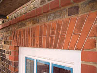 restored brickwork